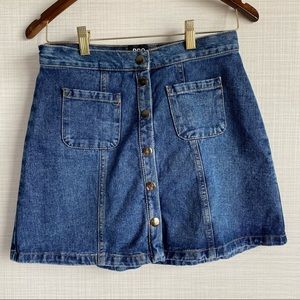 BDG Button Down Skirt